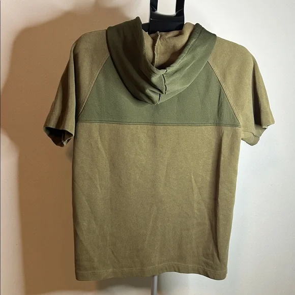 Jordan Olive and Khaki Short Sleeve Hoodie - Picture 6 of 8
